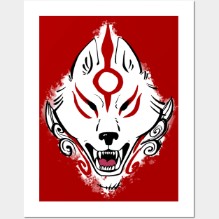 Okami Amaterasu (White Paint) Posters and Art